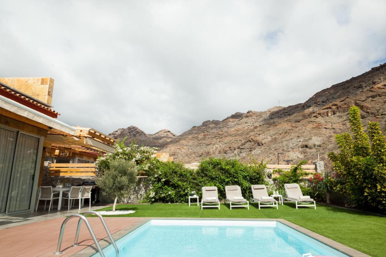 אמדורס Elle Ocean Villa Gran Canaria Heated Pool Wifi מראה חיצוני תמונה