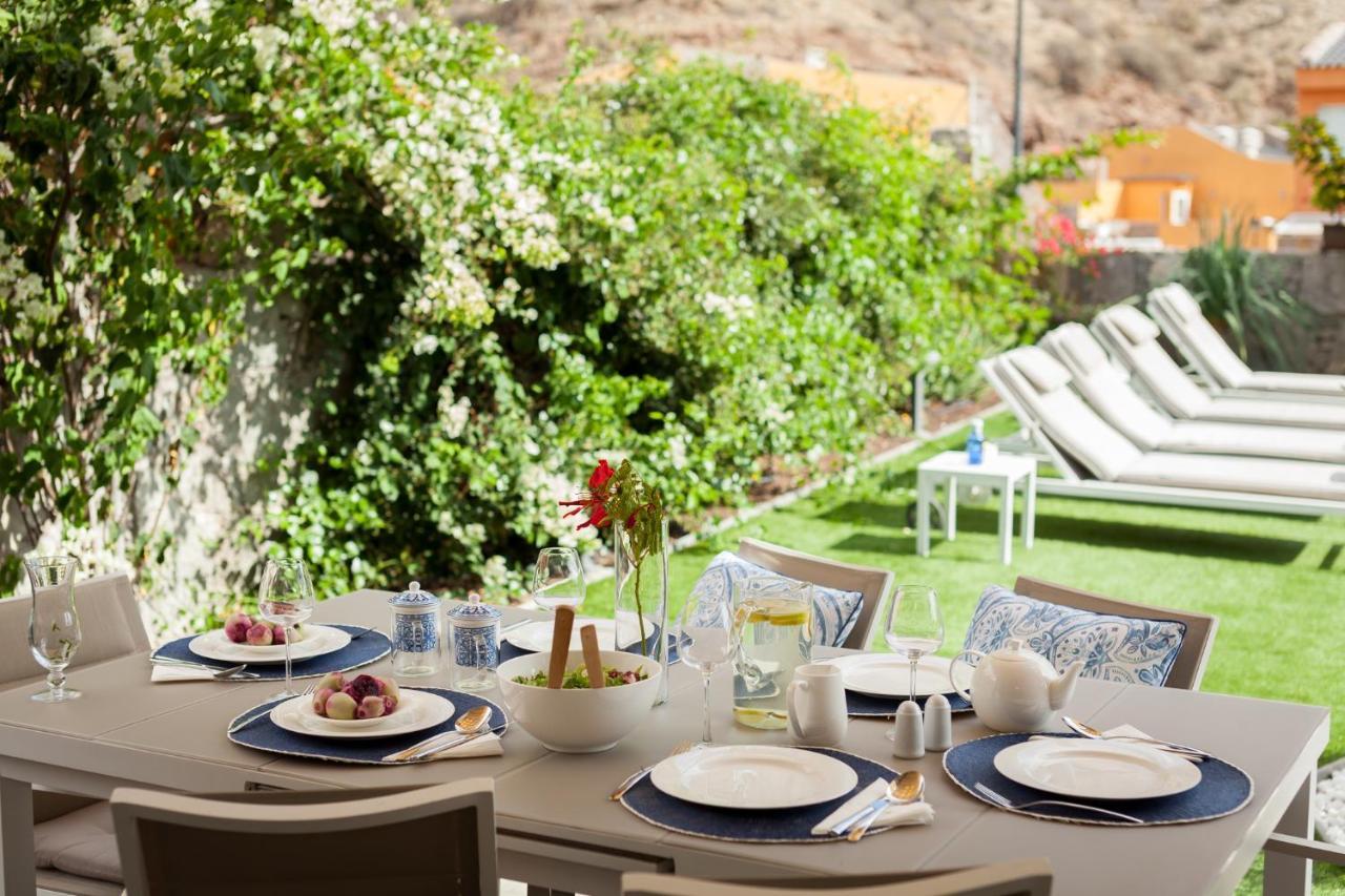 אמדורס Elle Ocean Villa Gran Canaria Heated Pool Wifi מראה חיצוני תמונה