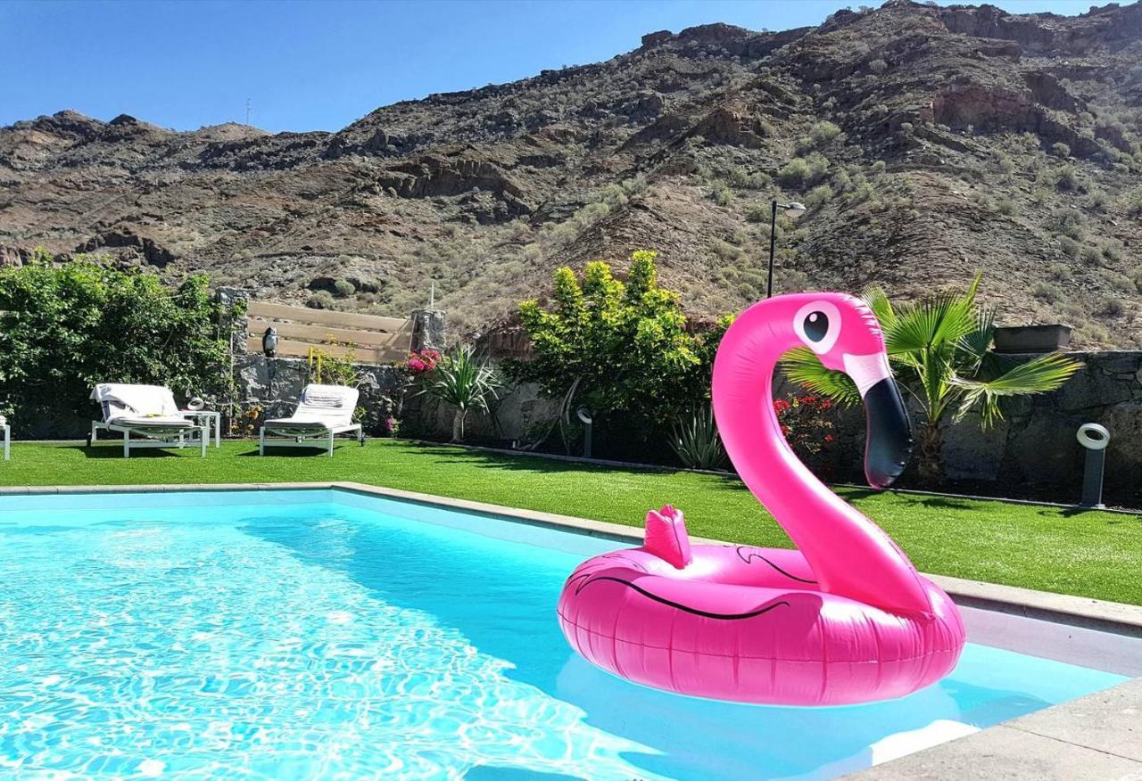 אמדורס Elle Ocean Villa Gran Canaria Heated Pool Wifi מראה חיצוני תמונה